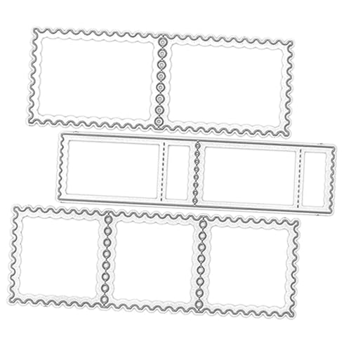 SAFIGLE Metall stanzformen für DIY Briefmarken Stempel Basteln Kartenherstellung Präzise Schneidwerkzeuge für Scrapbook Album Dekoration Geeignet für Stanzmaschine und Kreative von SAFIGLE