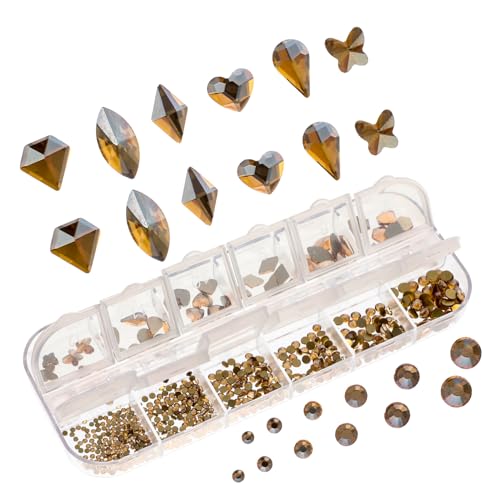 SAFIGLE Nail Crystals Ab Farbige Flachrücken Strasssteine für Nagelkunst Schmuck und Bastelprojekte für Diy Nageldesigns und Dekorationen SAFIGLE Nail Crystals Ab Farbige Flachrücken Strasssteine für Nagelkunst Schmuck und Bastelprojekte für Diy Nageldesigns und Dekorationen von SAFIGLE