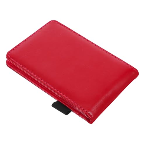 SAFIGLE Notizbuch Gartenmarker Stift Kotbeutel Zum Nachfüllen Reißverschlussbinder Mit Laptoptasche Notizblock Der Mini-notizblöcke Hinweis Pads Klein Pu Rosy von SAFIGLE