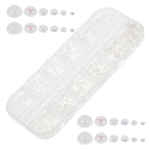SAFIGLE Perlenschmuck Perle Für Nägel Charms Perlen Nagel Charms Perlen Nagel Charms Nagel Charms Halbperlen Perlen Nagel Grobe Flocken Perlen Für Nägel Flache Perlen Weiß SAFIGLE Perlenschmuck Perle Für Nägel Charms Perlen Nagel Charms Perlen Nagel Charms Nagel Charms Halbperlen Perlen Nagel Grobe Flocken Perlen Für Nägel Flache Perlen Weiß von SAFIGLE