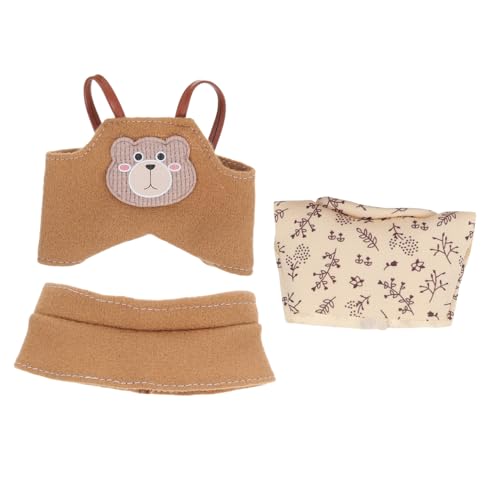 SAFIGLE Puppenkleider Set Maßgeschneiderte Kleidung mit Hut und Hose Detailreich Verarbeitet für Mädchen Puppen für Rollenspiele und Sammlungen von SAFIGLE