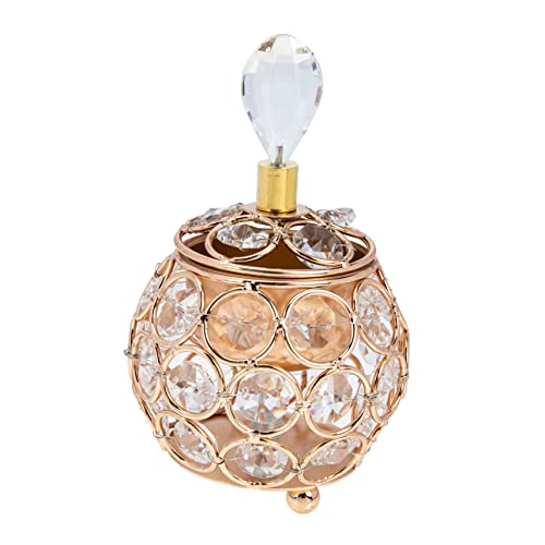 SAFIGLE Schmuckschatulle aus Kristall Abteil Fall Körbe machen Organisation schmuckkästchen storage boxes jewllery organiser stauboxen Schmuckaufbewahrungshalter Schmuckhalter Eisen Golden von SAFIGLE