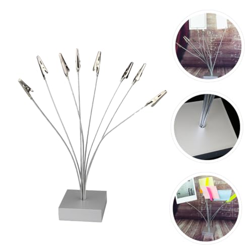 SAFIGLE Silberner Metall Multi head Kartenhalter Memo Clip Ständer für Büro und Zuhause Stabiler Notizhalter für Tischkarten Fotos Menüs und Namenskarten Vielseitiger Schreibtisch SAFIGLE Silberner Metall Multi head Kartenhalter Memo Clip Ständer für Büro und Zuhause Stabiler Notizhalter für Tischkarten Fotos Menüs und Namenskarten Vielseitiger Schreibtisch von SAFIGLE