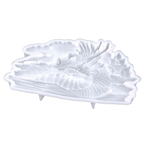 SAFIGLE Silikon gießform Dragon Head Mold Flexible Reißfest Wiederverwendbar Glatte Innenfläche DIY Resin Dekoration für Wand und Tisch für Kreative Bastelprojekte Langlebig und Leicht zu von SAFIGLE