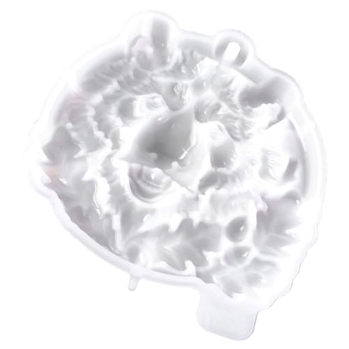 SAFIGLE Silikonform für DIY Schlüsselanhänger Bärenkopf Flexible Wiederverwendbare Epoxidharz Gießform Einfache Reinigung Kreative Bastelarbeit für Tier ornamente Geschenkidee für von SAFIGLE