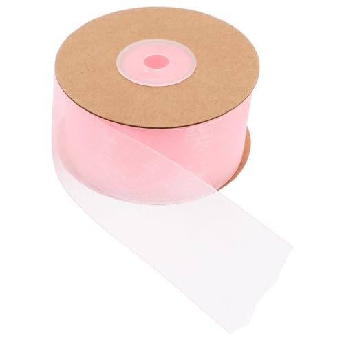 SAFIGLE Transparentes Organza Band Chiffon Geschenkband für DIY Schleifen Basteln Dekoration Doppelseitig Feines und Wiederverwendbar Tüllband für Geschenkverpackung und Bastelprojekte von SAFIGLE