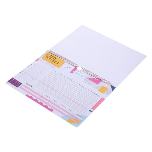 SAFIGLE Undatierter Gewohnheits Tracker Wochenplaner mit Notizfeld Vielseitiges Journal für Absichten Training Schlaf und Lernen Handlich und Einfach für Effiziente Gewohnheitsverfolgung von SAFIGLE