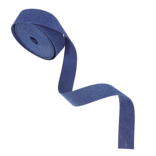 SAFIGLE Vintage Denim Stoffband Breit Robustes Blaues Webband für DIY Bastelprojekte Haarschmuck Schleifen Bekleidungsnäherei Elegante Geschenkverpackung und Hochzeitsdekoration SAFIGLE Vintage Denim Stoffband Breit Robustes Blaues Webband für DIY Bastelprojekte Haarschmuck Schleifen Bekleidungsnäherei Elegante Geschenkverpackung und Hochzeitsdekoration von SAFIGLE