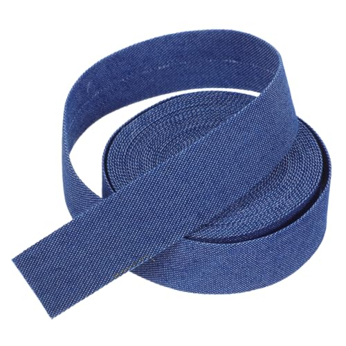 SAFIGLE Vintage Denim Stoffband Robust für DIY Basteln Haarschleifen Bekleidungsnähte Geschenkverpackung und Blumenarrangements von SAFIGLE