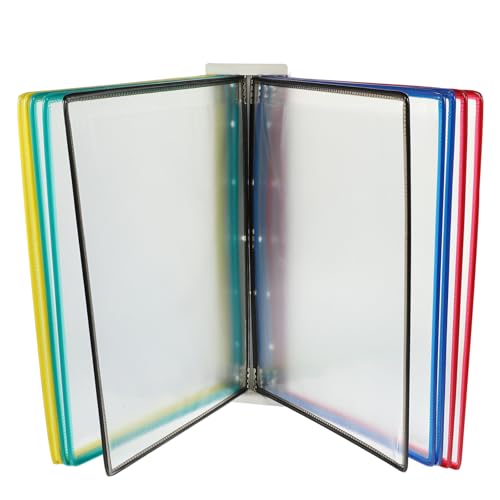 SAFIGLE Wandhängender Dokumentenhalter Farbiger Büro organizer Hängeregister Magazin organizer Tasche für Effiziente Aktenablage und Dokumentenpräsentation von SAFIGLE
