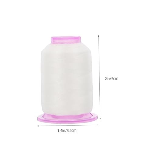 SAFIGLE Wasserlösliches Stickgarn Yards Nähgarn für Nähmaschine und Stickerei Vinyon Faden für Baumwolle Seide Leinen Vielseitiges Garn für Handwerk und Bekleidungszubehör SAFIGLE Wasserlösliches Stickgarn Yards Nähgarn für Nähmaschine und Stickerei Vinyon Faden für Baumwolle Seide Leinen Vielseitiges Garn für Handwerk und Bekleidungszubehör von SAFIGLE