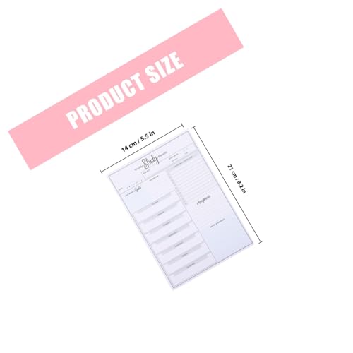 SAFIGLE Weekly Planner Notizblock mit abtrennbaren Blättern Kompakter Leichter Wochenplaner für Studium und Büro Einfache Handhabung Glattes Schreibempfinden für Schüler Lehrer und SAFIGLE Weekly Planner Notizblock mit abtrennbaren Blättern Kompakter Leichter Wochenplaner für Studium und Büro Einfache Handhabung Glattes Schreibempfinden für Schüler Lehrer und von SAFIGLE