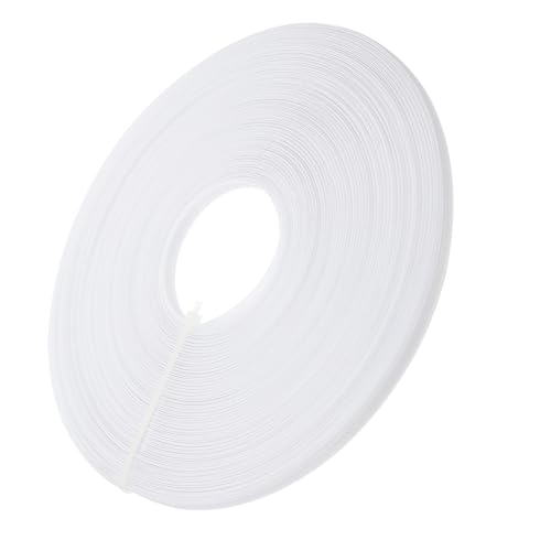 SAFIGLE Weißer Polyester Boning Roll Zuschneidbarer Professioneller Korsettstützstreifen für Kleidungszubehör Formstabiler Waschbeständiger Nähtaschen stabilisator für DIY Kleider und von SAFIGLE