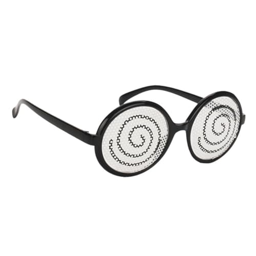 SAFIGLE lustige Brille Neon runden für Abschlussball Brillen für Damen Gläser sonnenbrille karneval brille Neuartige Partybrille linsenlose brille Partynummer Brille Runde Fake-Brille Stk von SAFIGLE