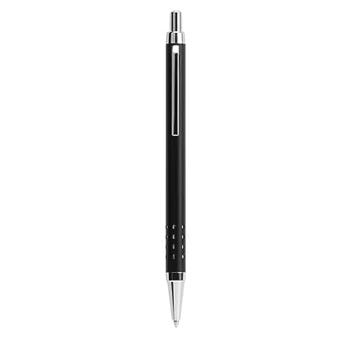 Glatt schreibende Kugelschreiber, ästhetische Gelschreiber, einziehbarer niedlicher Stift, feine Spitze 0,5 mm, for Aufzeichnen von Notizen (Color : Black) von SAFWEL