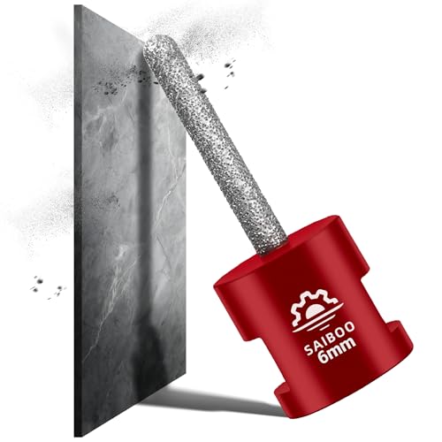 Diamant Fingerfräser Diamantfräser Durchmesser 6mm M14 Gewinde Diamant Fingerbohrer zum Vergrößerung Vorhandener Löcher Formgebung Polieren Schleifen auf Keramik Fliesen Marmor Granit Arbeitsplatte Diamant Fingerfräser Diamantfräser Durchmesser 6mm M14 Gewinde Diamant Fingerbohrer zum Vergrößerung Vorhandener Löcher Formgebung Polieren Schleifen auf Keramik Fliesen Marmor Granit Arbeitsplatte von SAIBOO