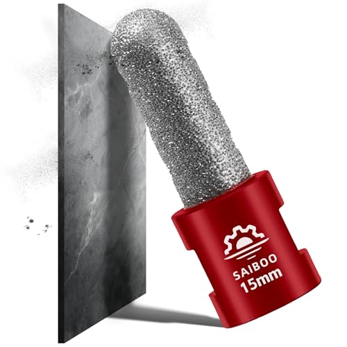 Diamantfräser Diamant Fingerfräser Durchmesser 15mm x M14 Gewinde Diamant Fingerbohrer zum Vergrößerung Vorhandener Löcher Formgebung Polieren Schleifen auf Keramik Fliesen Marmor Granit Arbeitsplatte Diamantfräser Diamant Fingerfräser Durchmesser 15mm x M14 Gewinde Diamant Fingerbohrer zum Vergrößerung Vorhandener Löcher Formgebung Polieren Schleifen auf Keramik Fliesen Marmor Granit Arbeitsplatte von SAIBOO