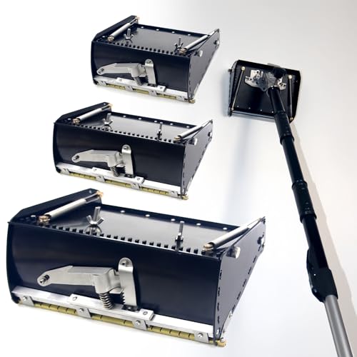 Flache Trockenbaubox, professionelles 8''/10''/12'' Trockenbau-Finishing-Werkzeugset mit 106-165 cm Boxgriffverlängerung, flache dekorative Trockenbaubox, Trockenbau-Verputzmaschine,12in/32cm Flache Trockenbaubox, professionelles 8''/10''/12'' Trockenbau-Finishing-Werkzeugset mit 106-165 cm Boxgriffverlängerung, flache dekorative Trockenbaubox, Trockenbau-Verputzmaschine,12in/32cm von SAIYERUS