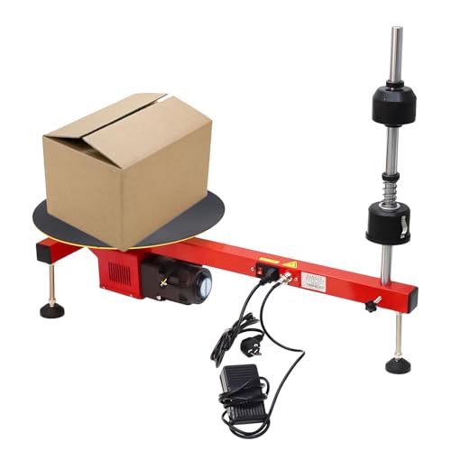 SAIYERUS Elektrische Stretchfolien-Verpackungsmaschine, Tischkarton-Verpackungsmaschine, Paletten-Verpackungsmaschine für 20-70 cm Folie, für Express-Stationen, Lager von SAIYERUS