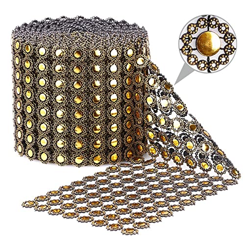 SAKETOS 9m Diamant Band Selbstklebend, Strassband Acrylic Rhinestone Diamant Band Für Hochzeit Geburtstag Torte Gastgeschenkbox Verzierung Handwerk | Gold-schwarz SAKETOS 9m Diamant Band Selbstklebend, Strassband Acrylic Rhinestone Diamant Band Für Hochzeit Geburtstag Torte Gastgeschenkbox Verzierung Handwerk | Gold-schwarz von SAKETOS