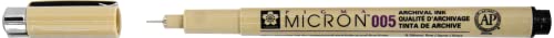SAKURA PIGMA MICRON PEN – .005 – Schwarz von SAKURA PIGMA MICRON PEN