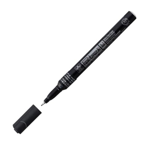 Filzstift Pen-Touch Marker Extra Fine 0,7mm schwarz von SAKURA