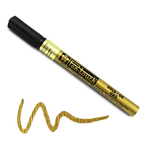 Filzstift Pen-Touch Marker Fine 1.0mm gold von SAKURA