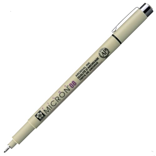 Pigma MICRON Fineliner, schwarz, 0.5mm (Nr.08) von SAKURA