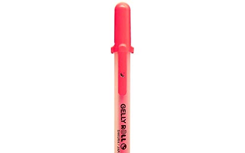 Sakura Gelly Rollen-Stift, Mondlicht, fluoreszierend, Rot von SAKURA