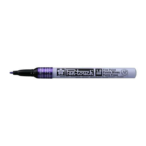 SAKURA Pen-Touch Fine Purpur Marker - Schreibt auf Karton, Plastik, Holz, Glas, Porzellan, Metall - Ideal für industrielle Markierungen - Faserspitze & Pigmenttinte - 1 mm Strichbreite SAKURA Pen-Touch Fine Purpur Marker - Schreibt auf Karton, Plastik, Holz, Glas, Porzellan, Metall - Ideal für industrielle Markierungen - Faserspitze & Pigmenttinte - 1 mm Strichbreite von SAKURA