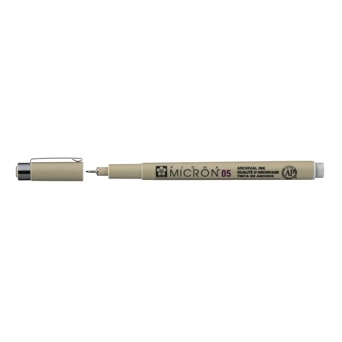 SAKURA Pigma Micron 05 Fineliner - 0,45 mm Light Cool Gray - Archivtinte für Illustrationen und Bullet Journals SAKURA Pigma Micron 05 Fineliner - 0,45 mm Light Cool Gray - Archivtinte für Illustrationen und Bullet Journals von SAKURA