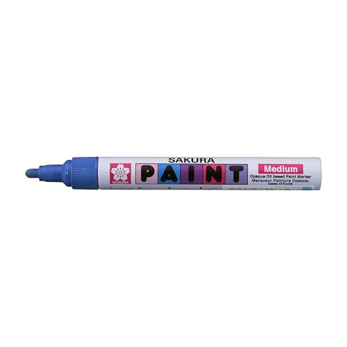 Sakura Paint-Marker Medium CERULEAN BLAU / HIMMELBLAU (#25), Ölfarbe-Pigmentmarker, 1 Stück von SAKURA