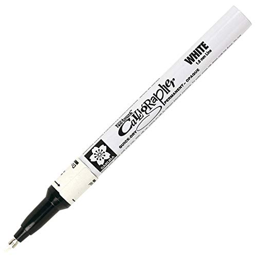 Sakura - Pen-Touch Kalligraphie-Marker, feine Kalligraphie, weiß, Nr. 50, 1 Stück von SAKURA