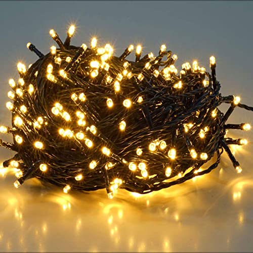SALCAR 5m 50er LED Lichterkette Weihnachtsbaum, Christbaumbeleuchtung Außen Wasserdicht Lichterkette mit 8 Modi und Memory für Innen Garten Balkon Tannenbaum, Warmweiß SALCAR 5m 50er LED Lichterkette Weihnachtsbaum, Christbaumbeleuchtung Außen Wasserdicht Lichterkette mit 8 Modi und Memory für Innen Garten Balkon Tannenbaum, Warmweiß von SALCAR
