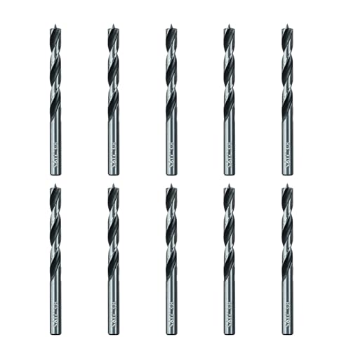 SALI 10 Stück Holzbohrer-Set 10mm Karbonstahl Holzbohrer-Set für Hartholz, Sperrholz, Kunststoff runde Löcher in allen Arten von Holz, perfekt für DIY-Holzbearbeitung, Schnitzen, Gravieren und Bohren SALI 10 Stück Holzbohrer-Set 10mm Karbonstahl Holzbohrer-Set für Hartholz, Sperrholz, Kunststoff runde Löcher in allen Arten von Holz, perfekt für DIY-Holzbearbeitung, Schnitzen, Gravieren und Bohren von SALI