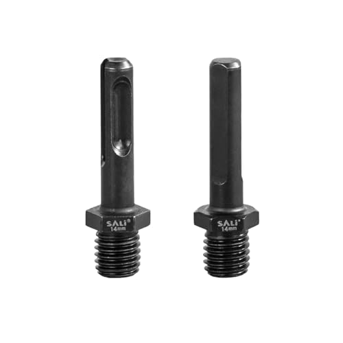 SALI 2 Stück M14 Adapter für Fliesenbohrer M14 Gewinde auf SDS Plus und Dreieckiger Schaft Bohrkrone Adapter für Bohrmaschine M14 Gewinde Bohrfutter SALI 2 Stück M14 Adapter für Fliesenbohrer M14 Gewinde auf SDS Plus und Dreieckiger Schaft Bohrkrone Adapter für Bohrmaschine M14 Gewinde Bohrfutter von SALI