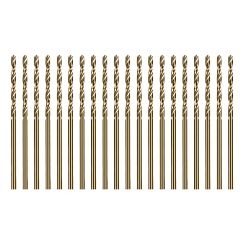 SALI 20 Stücke M35 HSS Cobalt Bohrer Set mit Spiralbohrer 1.5mm HSS-Co Stahlbohrer Eisenbohrer Metallbohrer Set für Holz, Metall, Kunststoff, Aluminium, Hartplastik, Edelstahl SALI 20 Stücke M35 HSS Cobalt Bohrer Set mit Spiralbohrer 1.5mm HSS-Co Stahlbohrer Eisenbohrer Metallbohrer Set für Holz, Metall, Kunststoff, Aluminium, Hartplastik, Edelstahl von SALI