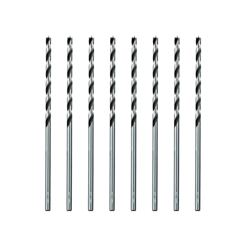 SALI 8 Stück Holzbohrer Set Lang Extra Scharfe Bohrer für Hartholz Sperrholz Kunststoff, Holzschlangenbohrer Set perfekt für DIY-Holzbearbeitung 300 mm lange Balkenbohrer Ø 10mm Holzspiralbohrer SALI 8 Stück Holzbohrer Set Lang Extra Scharfe Bohrer für Hartholz Sperrholz Kunststoff, Holzschlangenbohrer Set perfekt für DIY-Holzbearbeitung 300 mm lange Balkenbohrer Ø 10mm Holzspiralbohrer von SALI