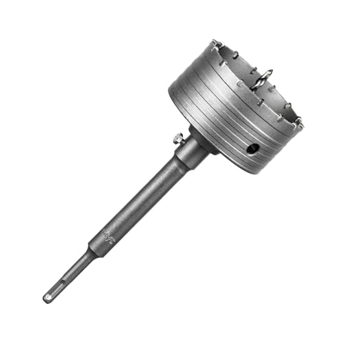 SALI Bohrkrone 110mm SDS Plus M22 Gewinde SDS Plus Schaft 220mm Wandlochsägebohrer Lochsägen-Set mit für Hartmetall-Zentrierbohrer für Mauerwerk Natursteine Sandsteine Kunststeine Beton Marmor Fliese SALI Bohrkrone 110mm SDS Plus M22 Gewinde SDS Plus Schaft 220mm Wandlochsägebohrer Lochsägen-Set mit für Hartmetall-Zentrierbohrer für Mauerwerk Natursteine Sandsteine Kunststeine Beton Marmor Fliese von SALI