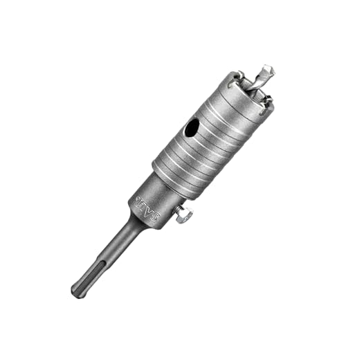 SALI Bohrkrone 35mm SDS Plus M22 Gewinde SDS Plus Schaft 110mm Wandlochsägebohrer Lochsägen-Set mit für Hartmetall-Zentrierbohrer für Mauerwerk Natursteine Sandsteine Kunststeine Beton Marmor Fliese SALI Bohrkrone 35mm SDS Plus M22 Gewinde SDS Plus Schaft 110mm Wandlochsägebohrer Lochsägen-Set mit für Hartmetall-Zentrierbohrer für Mauerwerk Natursteine Sandsteine Kunststeine Beton Marmor Fliese von SALI
