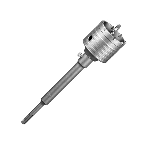 SALI Bohrkrone 68mm SDS Plus M22 Gewinde SDS Plus Adapter 220mm Wandlochsägebohrer Lochsägen-Set mit für Hartmetall-Zentrierbohrer für Mauerwerk Natursteine Sandsteine Kunststeine Beton Marmor Fliese SALI Bohrkrone 68mm SDS Plus M22 Gewinde SDS Plus Adapter 220mm Wandlochsägebohrer Lochsägen-Set mit für Hartmetall-Zentrierbohrer für Mauerwerk Natursteine Sandsteine Kunststeine Beton Marmor Fliese von SALI
