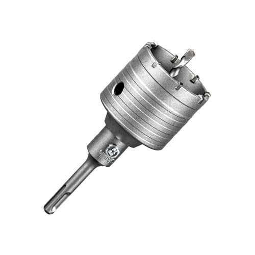 SALI Bohrkrone 68mm SDS Plus M22 Gewinde SDS Plus Schaft 110mm Wandlochsägebohrer Lochsägen-Set mit für Hartmetall-Zentrierbohrer für Mauerwerk Natursteine Sandsteine Kunststeine Beton Marmor Fliese SALI Bohrkrone 68mm SDS Plus M22 Gewinde SDS Plus Schaft 110mm Wandlochsägebohrer Lochsägen-Set mit für Hartmetall-Zentrierbohrer für Mauerwerk Natursteine Sandsteine Kunststeine Beton Marmor Fliese von SALI