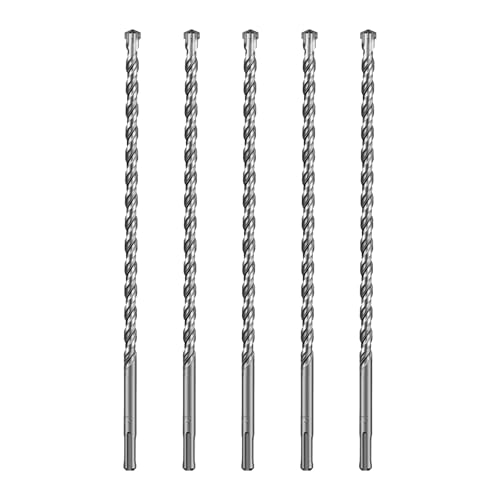 SALI SDS Plus Bohrer Set 12x310mm 5 tlg. Hammerbohrer Set Betonbohrer mit 4 Hartmetall Spitze & Präzises Schnelles Bohren in Beton Zubehör Bohrhammer Steinbohrer für Stahlbeton,Naturstein,Ziegelmauer SALI SDS Plus Bohrer Set 12x310mm 5 tlg. Hammerbohrer Set Betonbohrer mit 4 Hartmetall Spitze & Präzises Schnelles Bohren in Beton Zubehör Bohrhammer Steinbohrer für Stahlbeton,Naturstein,Ziegelmauer von SALI