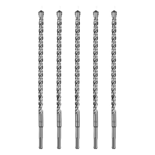 SALI SDS Plus Bohrer Set 14x350mm 5 tlg. Hammerbohrer Set Betonbohrer mit 4 Hartmetall Spitze & Präzises Schnelles Bohren in Beton Zubehör Bohrhammer Steinbohrer für Stahlbeton,Naturstein,Ziegelmauer SALI SDS Plus Bohrer Set 14x350mm 5 tlg. Hammerbohrer Set Betonbohrer mit 4 Hartmetall Spitze & Präzises Schnelles Bohren in Beton Zubehör Bohrhammer Steinbohrer für Stahlbeton,Naturstein,Ziegelmauer von SALI