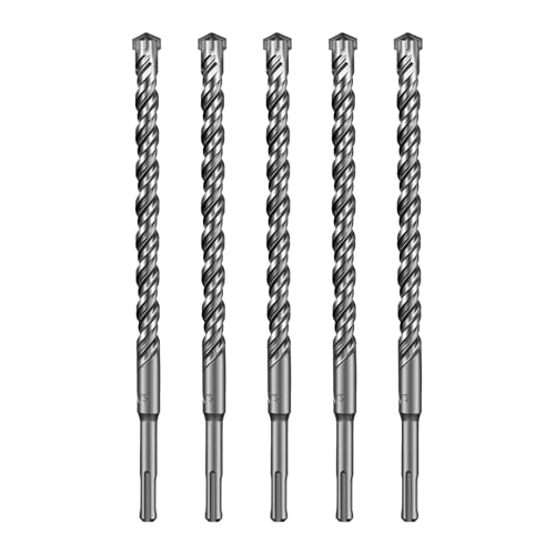 SALI SDS Plus Bohrer Set 16x260mm 5 tlg. Hammerbohrer Set Betonbohrer mit 4 Hartmetall Spitze & Präzises Schnelles Bohren in Beton Zubehör Bohrhammer Steinbohrer für Stahlbeton,Naturstein,Ziegelmauer SALI SDS Plus Bohrer Set 16x260mm 5 tlg. Hammerbohrer Set Betonbohrer mit 4 Hartmetall Spitze & Präzises Schnelles Bohren in Beton Zubehör Bohrhammer Steinbohrer für Stahlbeton,Naturstein,Ziegelmauer von SALI