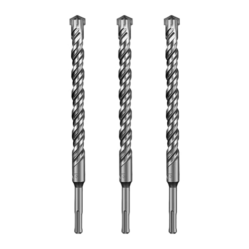 SALI SDS Plus Bohrer Set 20x260mm 3 tlg. Hammerbohrer Set Betonbohrer mit 4 Hartmetall Spitze & Präzises Schnelles Bohren in Beton Zubehör Bohrhammer Steinbohrer für Stahlbeton,Naturstein,Ziegelmauer SALI SDS Plus Bohrer Set 20x260mm 3 tlg. Hammerbohrer Set Betonbohrer mit 4 Hartmetall Spitze & Präzises Schnelles Bohren in Beton Zubehör Bohrhammer Steinbohrer für Stahlbeton,Naturstein,Ziegelmauer von SALI