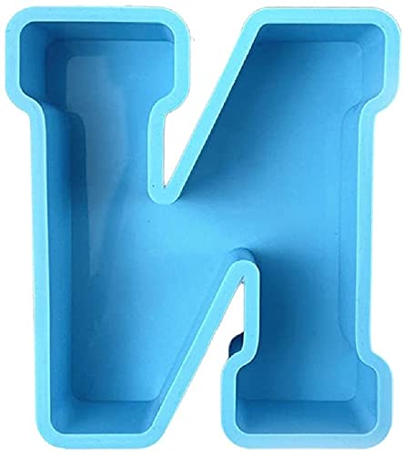 SALPPLEA Große 3D-Alphabet-Epoxidharz-Silikonform, Großbuchstaben-Symbolform, DIY-Kristall-Wortzeichen, Epoxidgussformen für Kunst, DIY, Handwerk, Heimdekoration, Schmuckherstellungswerkzeug von SALPPLEA