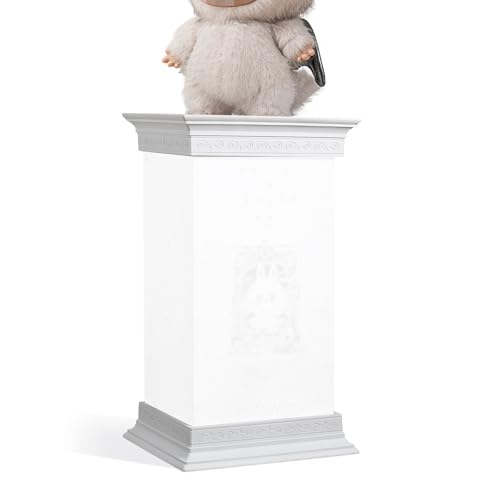 SAMORINO Puppenständer mit römischem Säulen-Design – kippsicher, ideal für die Präsentation der Zimomo I Found You Puppe (für Engel in Wolken) von SAMORINO