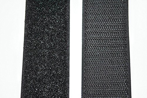 SAN Klettband 5 m schwarz 20 mm breit je 5 Meter Klettverschluss Hakenband und Flauschband GP 1,60 €uro je Meter von SAN