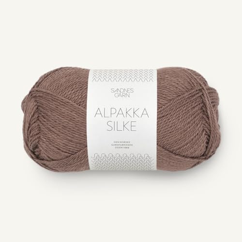 SANDNES GARN Alpakka Silke - Farbe: Eikenøtt (3161) - 50 g/ca. 200 m Wolle von Sandnes Garn